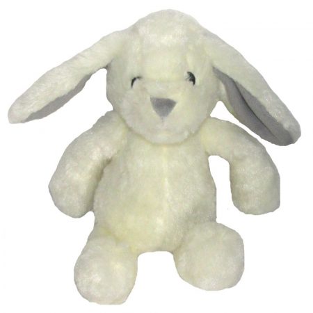 White Plush Rabbit Dog Toy