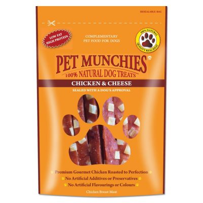 Pet Munchies Chicken & Cheese 100g