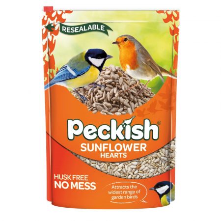 Pack of Sunflower hearts wild bird food with a blue tit and robin on the front