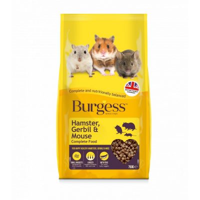 Burgess Hamster Gerbil & Mouse Food 750g