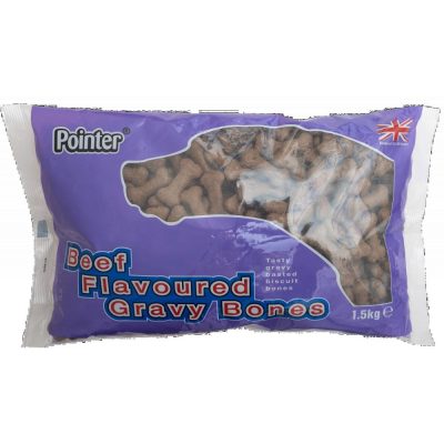1.5kg bag of Gravy Bones Dog Biscuits