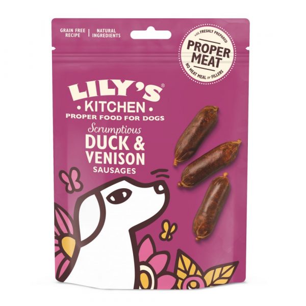 650814 Lily's Kitchen Scrumptious Duck with Venison Sausages