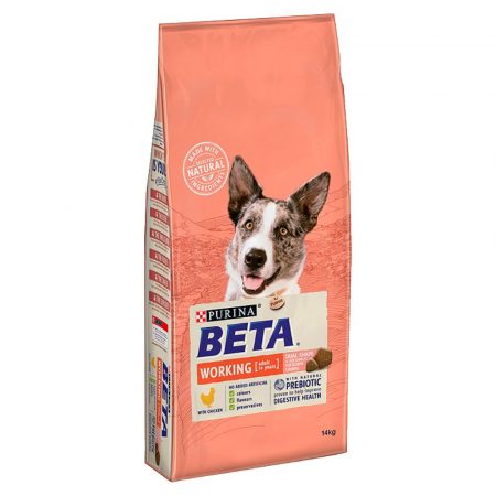 Beta Working Dry Dog Food Chicken 14kg