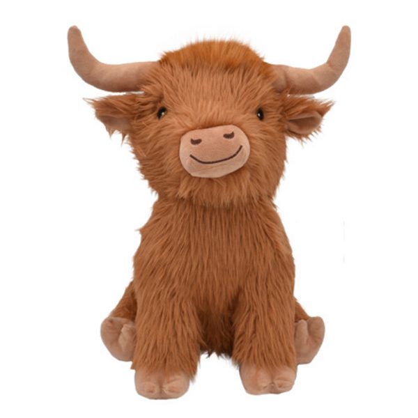 37467 Highland Cow 1080px Cure plush Highland Cow dog toy