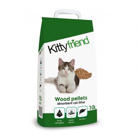 Kittyfriend Wood Pellets Cat Litter