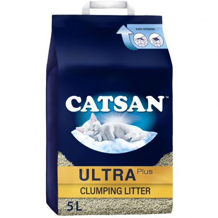 CATSAN Ultra Clumping Odour Control Cat Litter, 5ltr