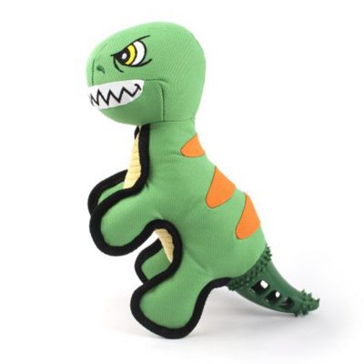 Green T-Rex Dinosaur Dog Toy