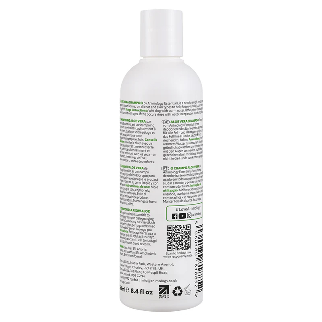Animology Essentials Aloe Vera Shampoo For Dogs - Image 3