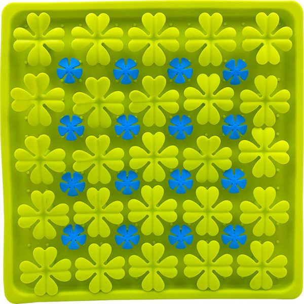 BNT Flowers Snuffle Treat Mat Green 1024 BNT Flowers Snuffle Treat Mat Green 1024