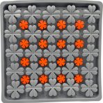 BNT Flowers Snuffle Treat Mat Grey 1024