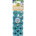 10 Rolls of blue scented dog poo bags