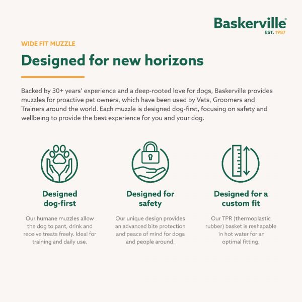 Baskerville Wide Fit Muzzles Infographics 1080 Baskerville Wide Fit Muzzles Infographics 1080