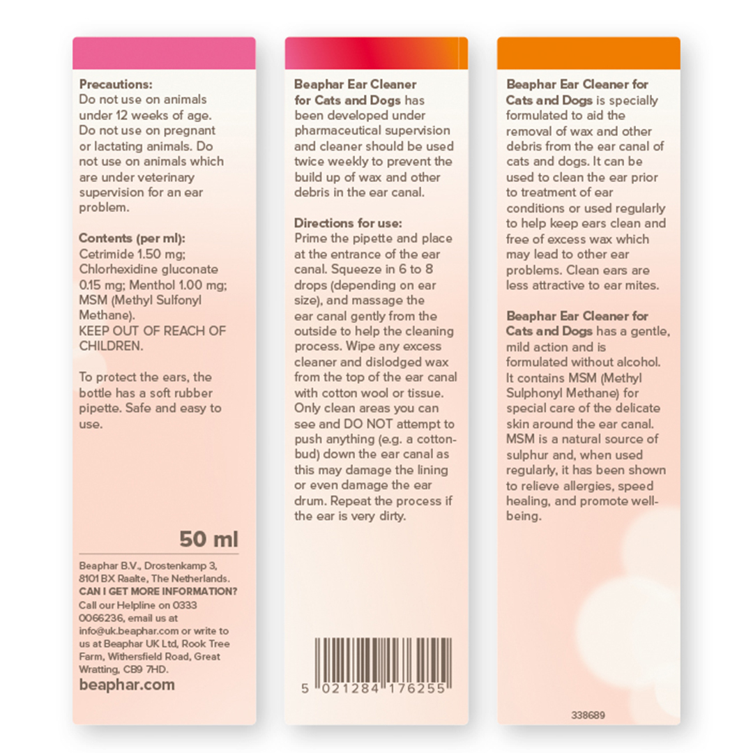 Beaphar Ear Cleaner 50ml - Image 8