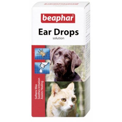 Beaphar Ear Drops for Cats and dogs box image