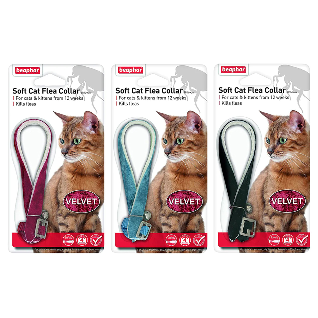 Beaphar Soft Cat Flea Collars Velvet MAH Pet Supplies