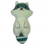 Bite Force Racoon Durable plush dog toy