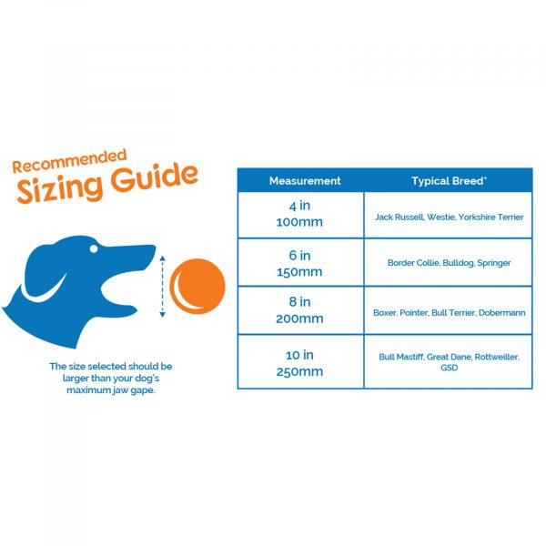 Boomer Ball Sizing Guide 1600 Boomer Ball Size Guide