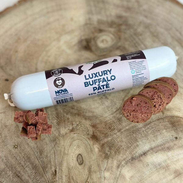 Buffalo-Pate Roll of Buffalo Pate Dog treat