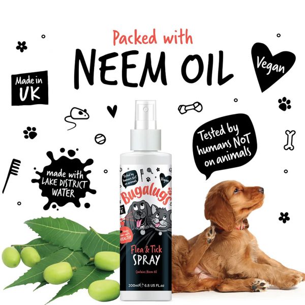 Bugalugs Flea & Tick Spray Neem Oil 1080 Bugalugs Flea & Tick Spray Neem Oil 1080