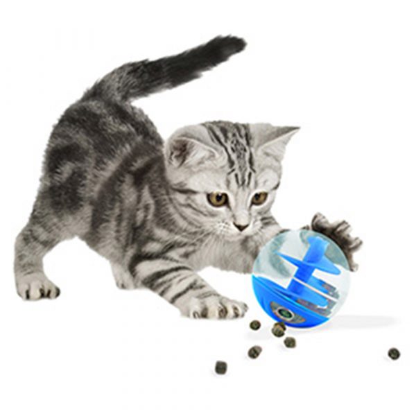 Catit Blue Treat Ball with Cat 1000 Catit Blue Treat Ball with Cat 1000