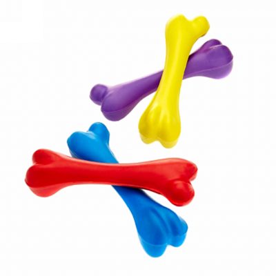 Classic Rubber Bone Dog Toy Large 200mm