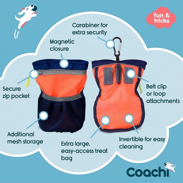 Coachi Pro Treat Bag Coral F&B 1024 Coachi Pro Treat Bag Coral F&B 1024