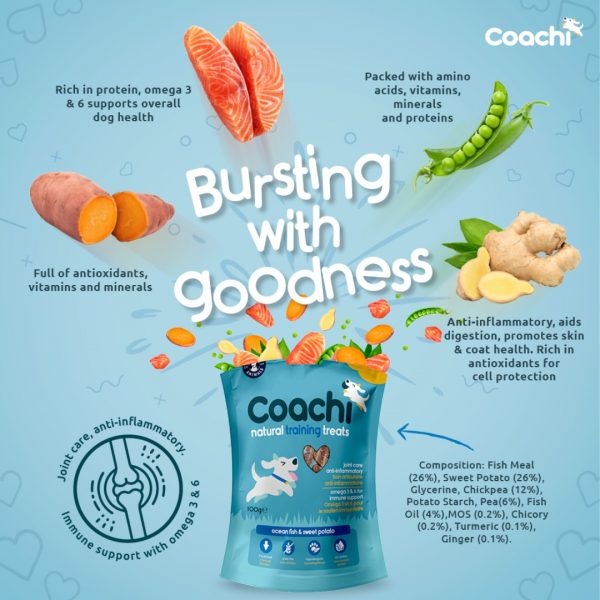 Coachi Training Treats Bursting with Goodness Infographic 1080px Coachi Training Treats Bursting with Goodness Infographic 1080px