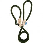 Green Soft Rope Slip Lead for Dogs