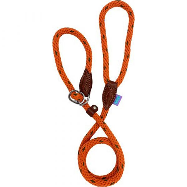 Dog & Co DL4152 soft-touch-rope-slip-lead Large Orange 1000 Orange Soft Rope Slip Lead for Dog