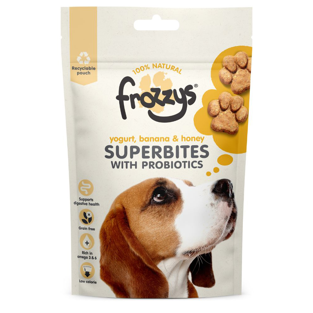 Frozzys Superbites Yoghurt Banana and Honey Dog Treats