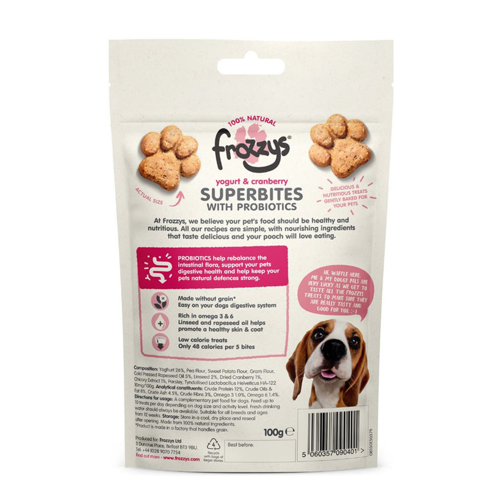 Frozzys Superbites Yoghurt and Cranberry Dog Treats - Image 2