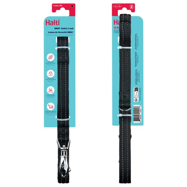 Halti BRIG Safety Lead Black On Pack 1080 Halti BRIG Safety Lead Black On Pack 1080