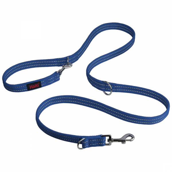 Halti Training Lead Reflective Cobalt Blue 1080px Double Ended Cobalt Blue Halti Training Lead with reflective stitching