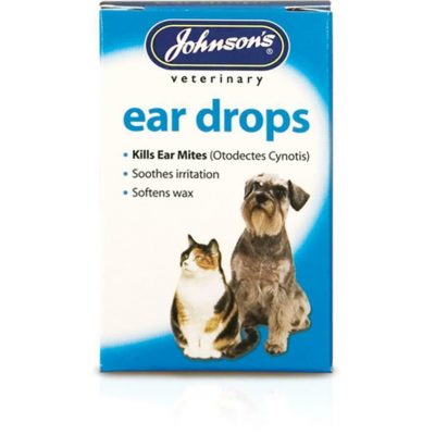Johnson's Ear Drops for Dogs & Cats 15ml