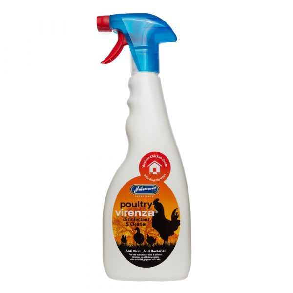 Johnsons Poultry Virenza Disinfectant Spray 500ml 1000