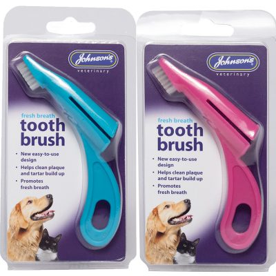 Johnson's Fresh Breath Toothbrush for Cats & Dogs