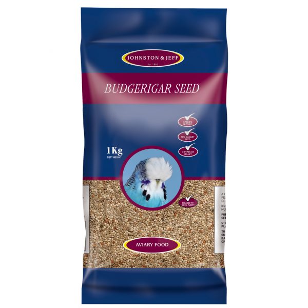 Johnston & Jeff Budgie Seed 1kg 1080px Johnston & Jeff Budgie Seed 1kg 1080px
