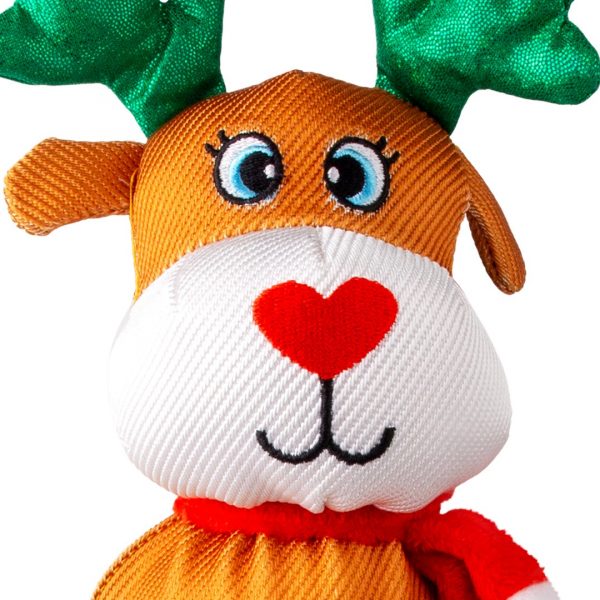 KONG 2025 Xmas Wubba Large Reindeer Close up 1080px KONG 2025 Xmas Wubba Large Reindeer Close up 1080px