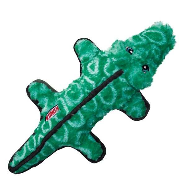 KONG Ballistic Alligator MedLge 1080px KONG Green Alligator dog toy