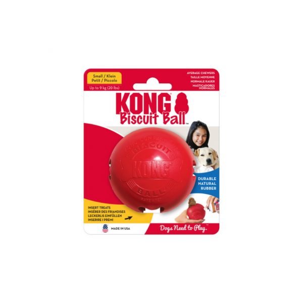 KONG Biscuit Ball Small on card 1080 KONG Biscuit Ball Small on card 1080