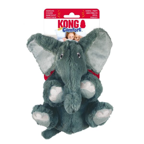 KONG Comfort Kiddo Elephant Small On Card 1080px KONG Comfort Kiddo Elephant Small On Card 1080px