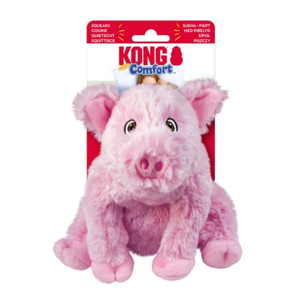 KONG Comfort Kiddos Pig Small on card 1080 KONG Comfort Kiddos Pig Small on card 1080