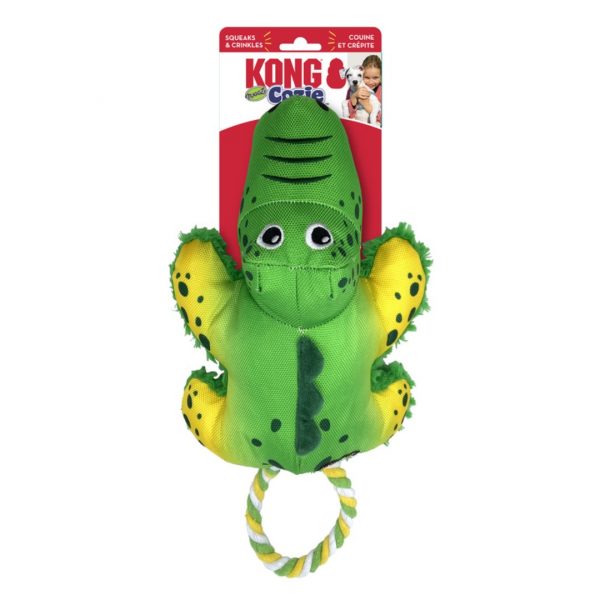 KONG Cozie Tuggz Alligator on card 1080 KONG Cozie Tuggz Alligator on card 1080