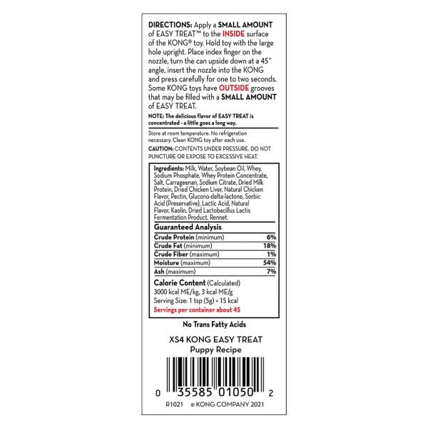 KONG Easy Treat Puppy Back 1024 KONG Easy Treat Puppy Back 1024