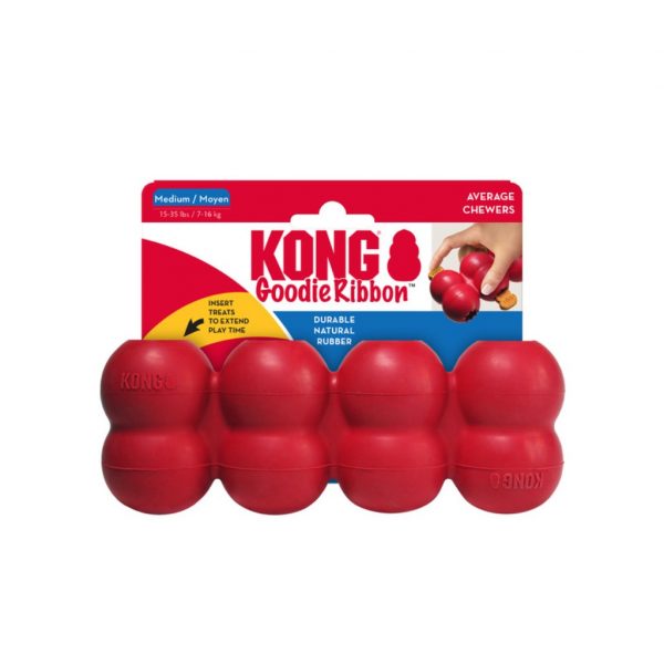 KONG Goodie Ribbon Medium on card 1024 KONG Goodie Ribbon Medium on card 1024