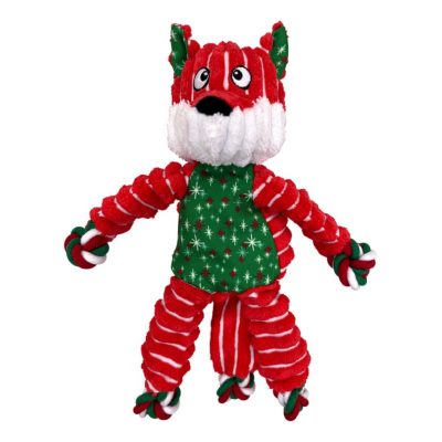KONG Holiday Floppy Knots Fox Small/Med