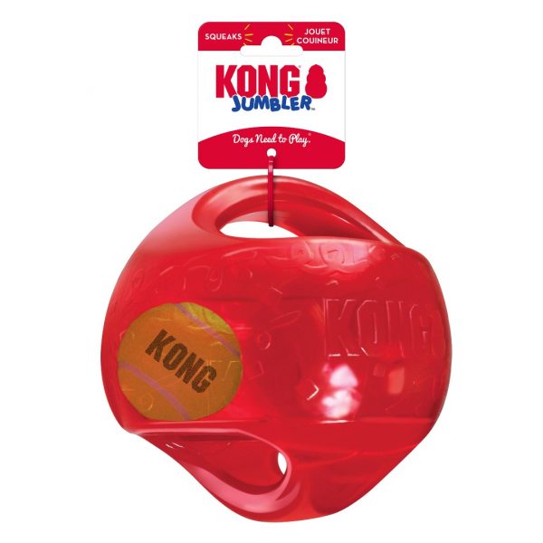 KONG Jumbler Ball XL Red on Card 1080px KONG Jumbler Ball XL Red on Card 1080px