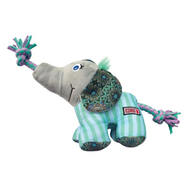 KONG Knots Carnival Elephant Sml 1080 KONG Knots Carnival Elephant cute dog toy