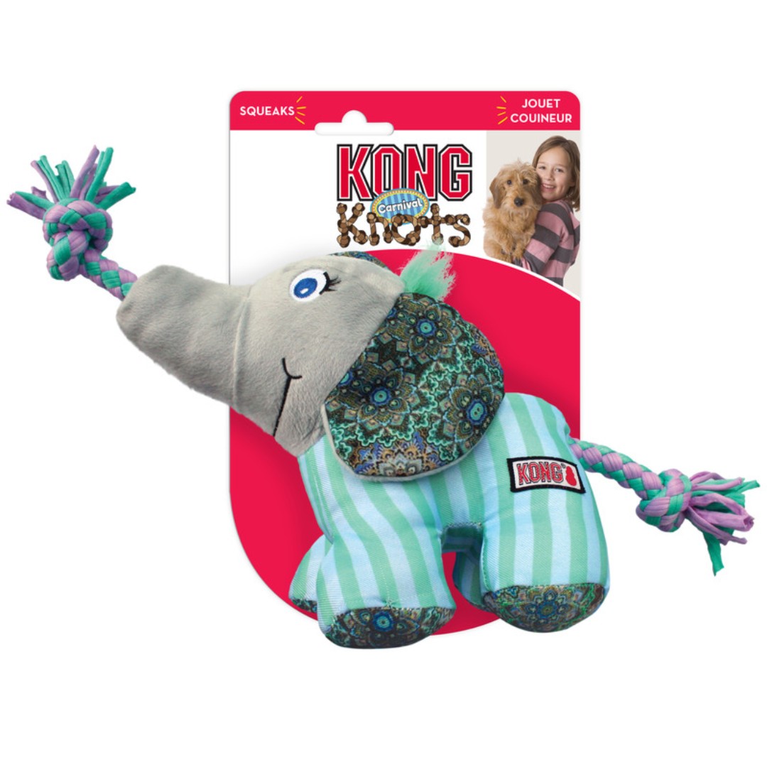 KONG Knots Carnival Elephant Sml/Med - Image 3