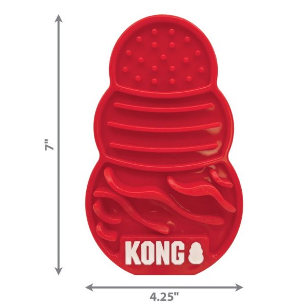 KONG Licks Large Dimensions 1024 Large KONG Licks Dog Lick mat with dimensions